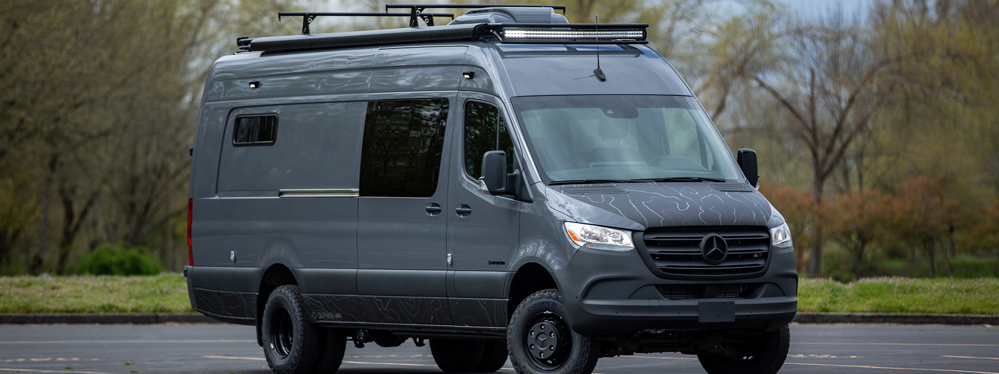An extended van that has the ability to take extended trips with the whole family